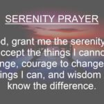12 Step Serenity Prayer