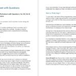 Step 5 Worksheet with Questions